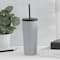 JoyJolt® 20oz. Vacuum Insulated Tumbler with Flip Lid & Straw